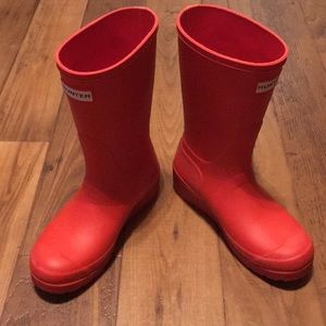 Relisted!! Orange Hunter Rain Boots